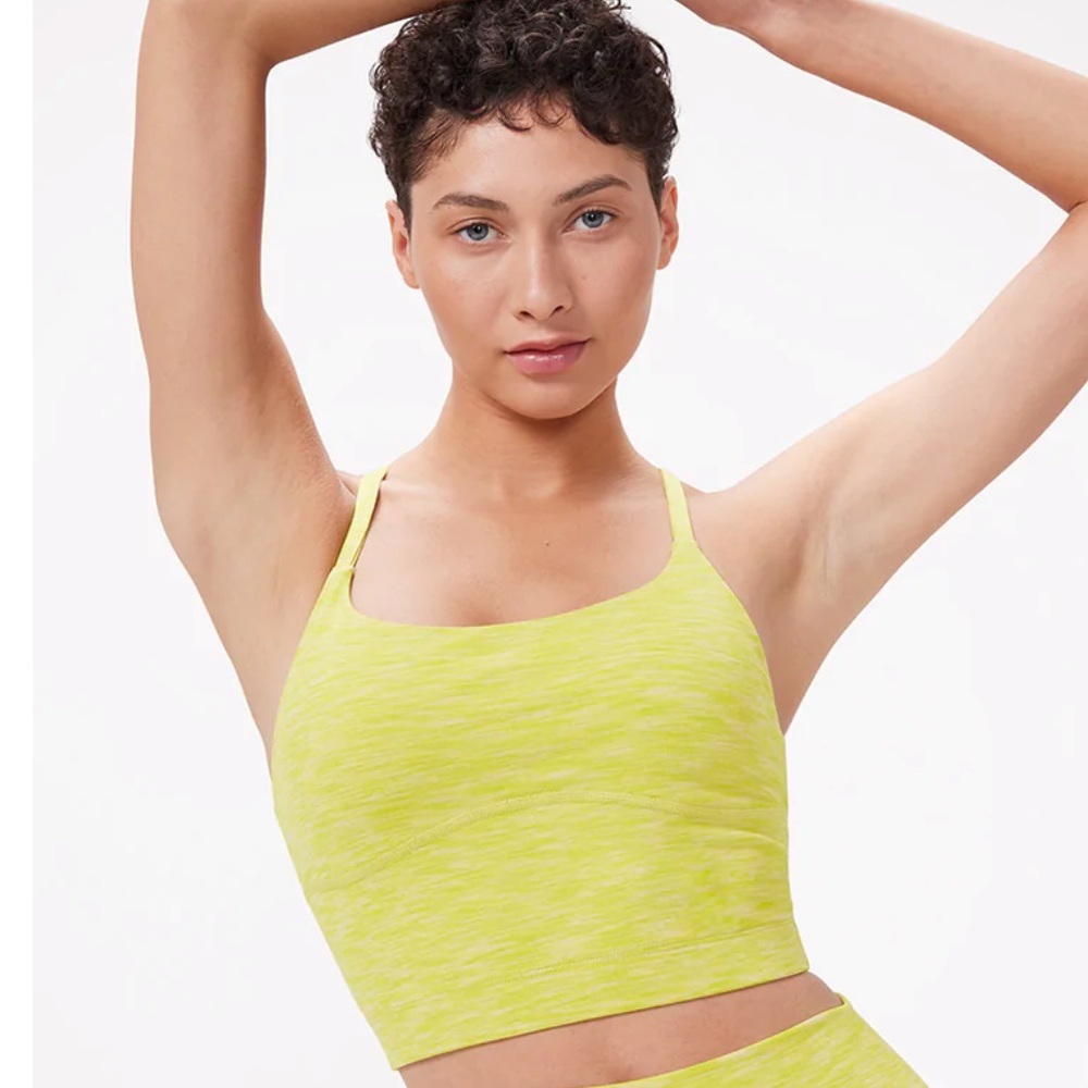 Outdoor Voices Green Flow Crop Top Size Large